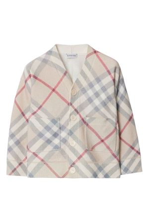 cardigan in lana beige BURBERRY KIDS | 8093145A2205